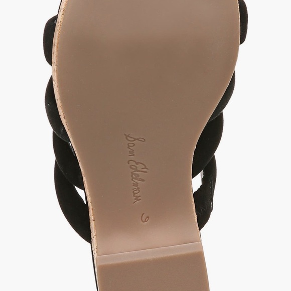 Sam Edelman Yukon Platform Wedge Sandal Size 8 BLACK - Picture 6 of 11